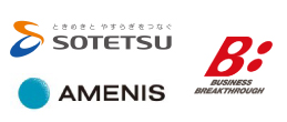 相鉄グループと日比谷アメニスとビジネス・ブレークスルー大学のロゴ